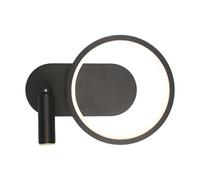 1 pz 14W LED Designer Lampshade 250100180MM Black Body 4000K