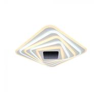 Plafonnier lampe de chambre variateur télécommande LED blanc D 51cm