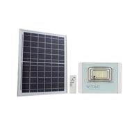 1 pz 16W LED Solar Floodlight 4000K White Body
