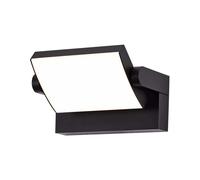 1 pz 17W LED Wall Light 4000K Black Body IP65
