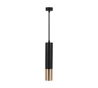 1 pz 1GU10 Hanging Pendant Black + Gold D:60300mm