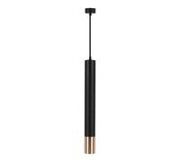 1 pz 1GU10 Hanging Pendant Black + Gold D:60500mm
