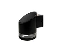 1 pz 1W LED Solar Wall Lamp SMD BLack Body IP44 3000K