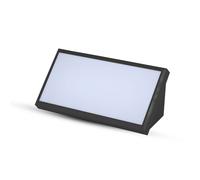 1 pz 20W LED Landscape Outdoor Soft Light Large 3000K Black Body IP65