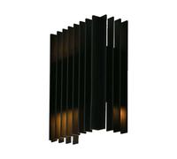 1 pz 212W LED Outdoor Wall Light (W141D65H200mm) 3000K Black Body IP65