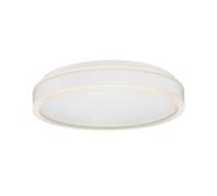 1 pz 24W LED Designer Light Round White Finish 4000K Dimmable
