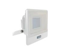 1 pz 30W LED PIR Sensor Floodlight Samsung Chip White Body 6500K