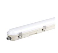 1 pz 36W LED Wp Lamp Fitting 120cm Samsung Chip & Em Kit Milky Cover+Ss Clips 40