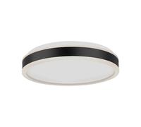 1 pz 38W LED Designer Light Round Black Finish 4000K Dimmable