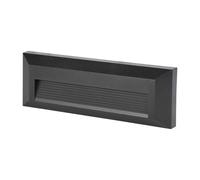 1 pz 3W LED Step Light Black Body Round Рectangular 4000K