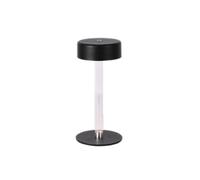 V-TAC Designer Lamps - Rechargeable Table Lamps - IP20 - Black+Transparent - 3 Watts - 210 Lumens - 3IN1