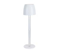 1 pz 3W LED Table Lamp - Transparent Pole 3000K White Body