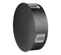 1 pz 3W LED Wall Light 3000K IP65 Black Body Square