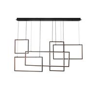 1 pz 45W LED Designer Hanging Light 1205060CM Black Body 3000K