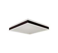 1 pz 48W LED Designer Light Square Black Finish 4000K Dimmable