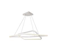 1 pz 48W LED Designer Metal Hanging Light 6006001200MM White 3000K Dimmable