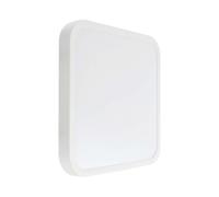 1 pz 48W LED Dome Light Square White Frame 3000K IP44