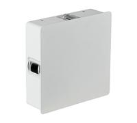 1 pz 4W LED Wall Light White Body Square 3000K IP65