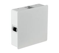 1 pz 4W LED Wall Light White Body Square 4000K IP65