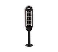1 pz 5W LED Solar Bollard Light with White + Black Body 4000K