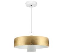 1 pz 7W LED Pendant Light (Acrylic) Gold Lamp Shade 340190mm 3000K