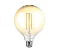 1 pz 8W G125 LED Filament Bulb Amber Glass 2200K E27
