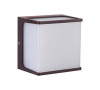 1 pz 8W LED Wall Light Brown Body IP65 4000K