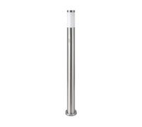 1 pz E27 Bollard Lamp 110cm with PIR Sensor Stainless Steel Satin Nickel IP44
