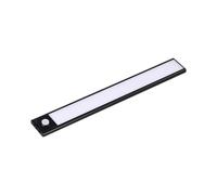 1 pz Lampada LED da armadio ricaricabile Micro-USB 2,2.5W Sensore PIR Colore Ner