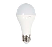 1 pz LED Bulb 9W E27 A70 Plastic Emergency Lamp 4000K