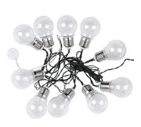 1 pz LED Solar String Light 10 Bulbs 3000K