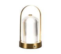 1 pz LED Table Lamp 1800mAH Battery D:120190 French Gold Body 3IN1