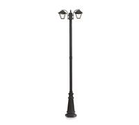 1 pz Pole Lamp 2XE27 2280mm IP44 Black