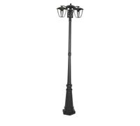 1 pz Pole Lamp 3XE27 1990mm IP44 Black