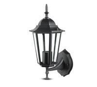 Luminaire extérieur jardin applique murale lanterne aluminium noir lampe façade blanc IP44 V-Tac 7066