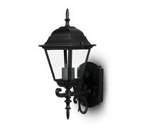 Extérieure Lanterne Murale Luminaire de Façade Antique Applique Verre Clair Alu