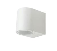 1 pz Wall Sleek Wall Fitting Round White Body 1Way IP44