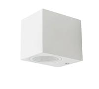V-TAC Lampe murale d'extérieur | UP | Down | Fixations murales | Support GU10 | IP44 | Blanc