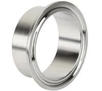 1 raccord à souder Tri Clamp SS304 for la rénovation domiciliaire - Raccords de tuyauterie durables for les industries brassicole, laitière et alimentaire(19mmx51)