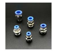 1 raccord d'air pneumatique BSPP mâle de 1/8", 1/4", 3/8", 1/2" x convient aux raccords pneumatiques de tube OD de 4/6/8/10/12/14/16 mm (convient aux tubes OD de 6 mm, 9,5 mm)