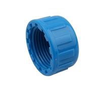 1 raccord fileté femelle en PVC, 1/2", 3/4", 1 pouce, adaptateur for tuyau d'eau de 20, 25, 32, 40, 50 et 63 mm(Bleu,40mm)