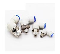 1 raccord pneumatique coudé à angle droit rotatif haute vitesse 300 s/min connecteur de tuyau RL06-M5/08-01/10-02/06-04(RL8-01)