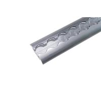 1 rail d'arrimage semi-circulaire de 20 mm de diamètre - 1,5 m - Nu