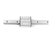 1 rail linéaire LGD12 100 mm-1600 mm + 1 rail coulissant LGB12 avec 4/6/8 roues verrouillables, bloc coulissant externe à double axe(LGB12-100L-6 lock,1050mm)