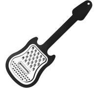 1 râpe à fromage en acier inoxydable noir - Design guitare - Prise en main confortable - Outil de cuisine multifonction pour fromage, fruits et préparation des aliments