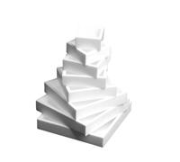 1 récipient d'évaporation en PTFE - Récipient de laboratoire résistant aux hautes températures for l'analyse chimique et la préparation d'échantillons(70 * 70mm*square)