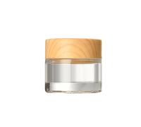 1 récipient vide en verre avec couvercles anti-fuite pour échantillons de maquillage, lotion, crème, maquillage