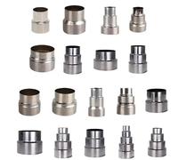 1 Réducteur De Tube De Four, Adaptateur De Conduit De Fumée En Acier Inoxydable, 60/70/80/90/100/110/120 Mm(100mm-90mm)