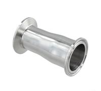 1 réducteur de tuyau sanitaire de 63,5 cm à 12,7 cm en acier inoxydable 304 pour applications d'eau, d'huile, de boissons et de lait