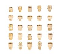 1 réducteur en laiton M18 M22, adaptateur externe fileté interne for joint de transition de tuyau de pistolet de nettoyeur haute pression(Color A)